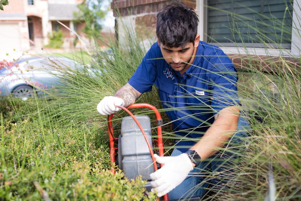 Sewer line excavation and repair