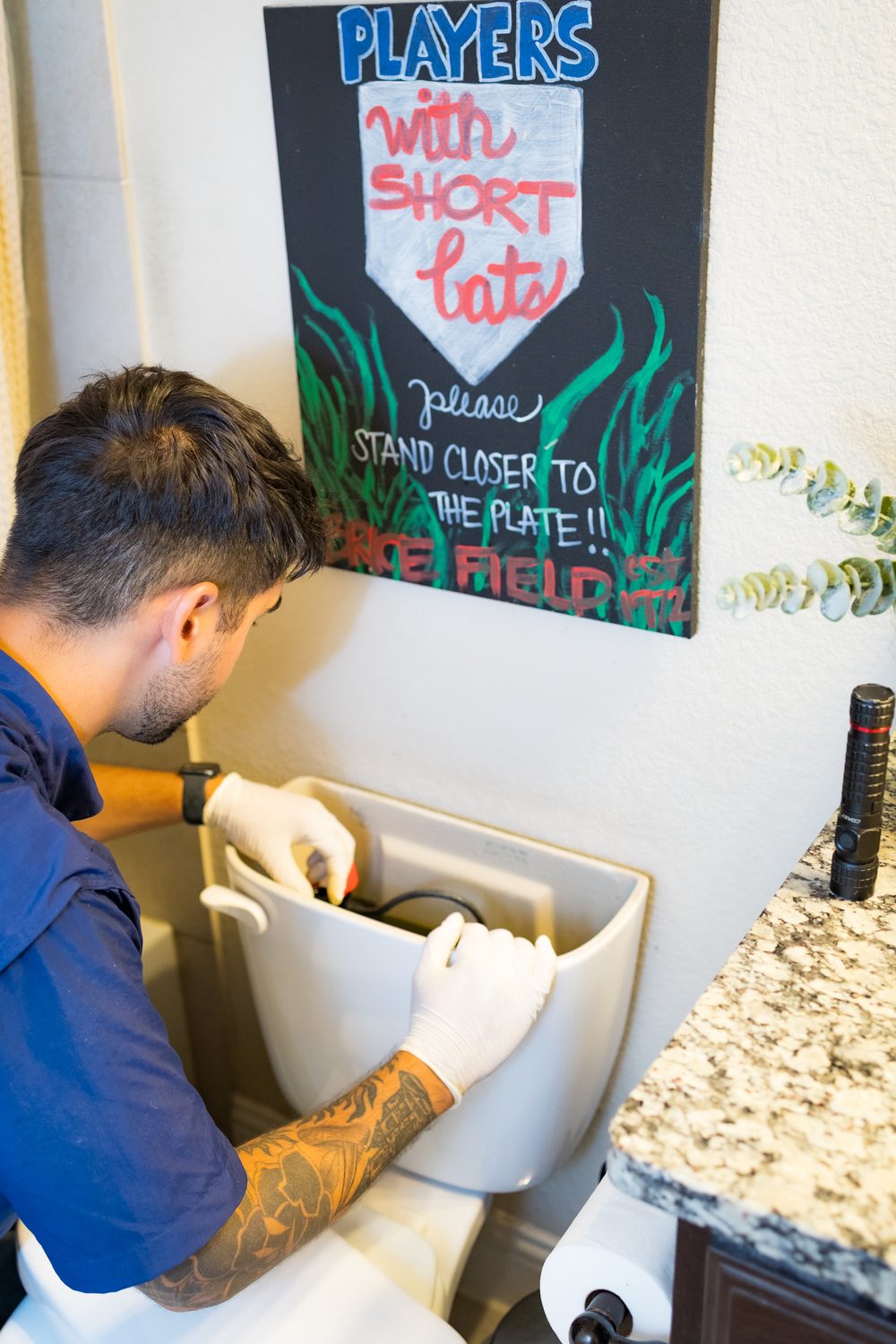 In-wall leak located and repaired